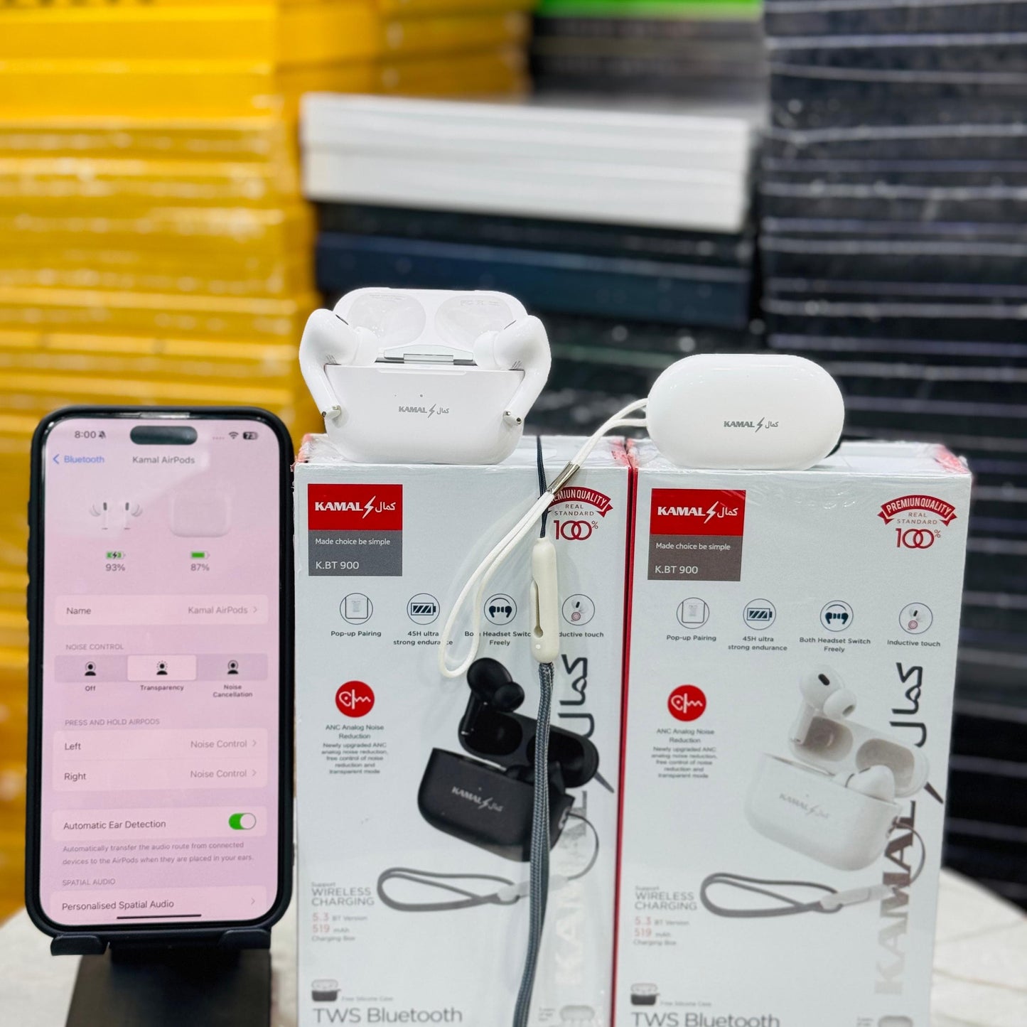 AirPods Pro 2 with Active ANC - Made in Dubai 45Hours Backup Time with 1 Year Official Warranty