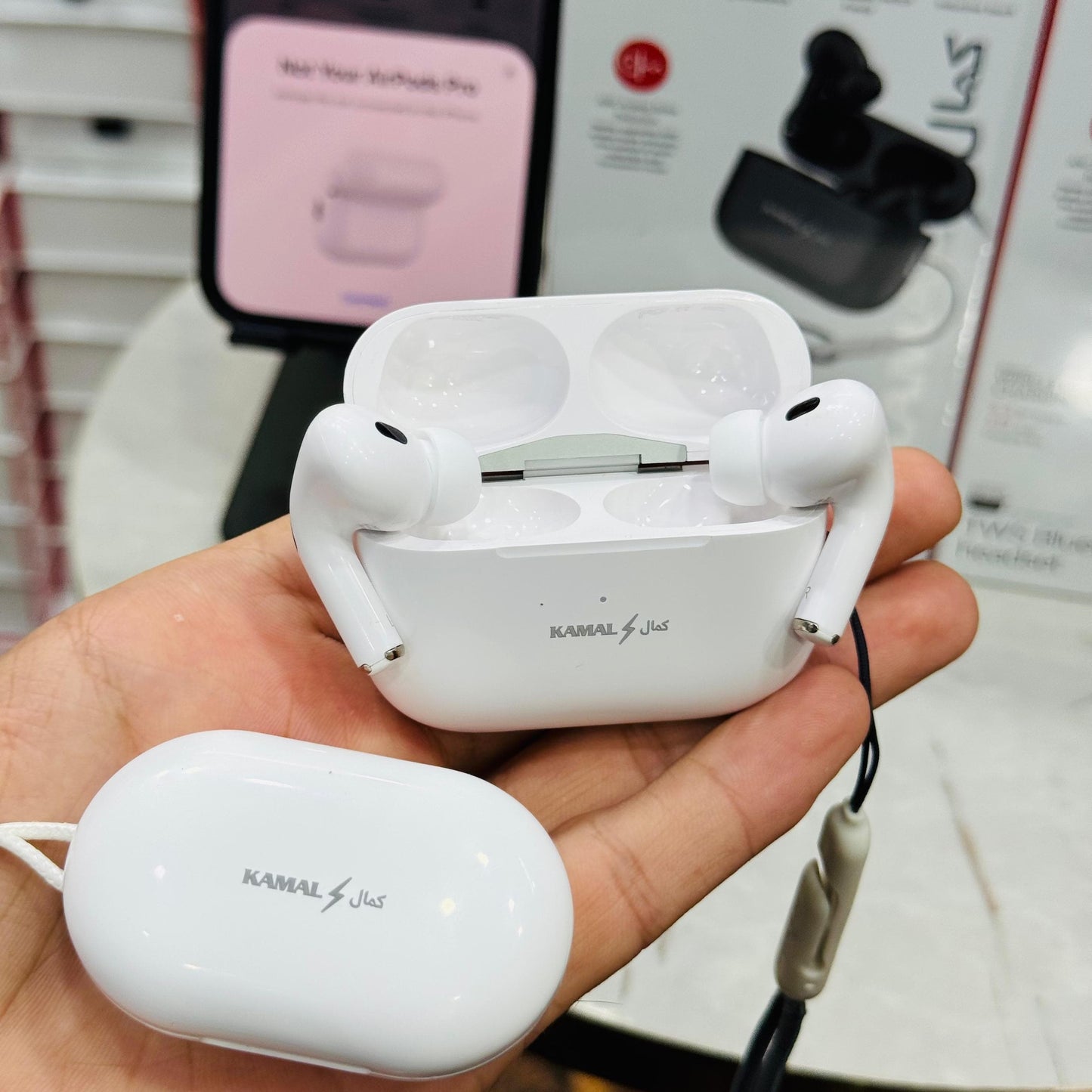 AirPods Pro 2 with Active ANC - Made in Dubai 45Hours Backup Time with 1 Year Official Warranty