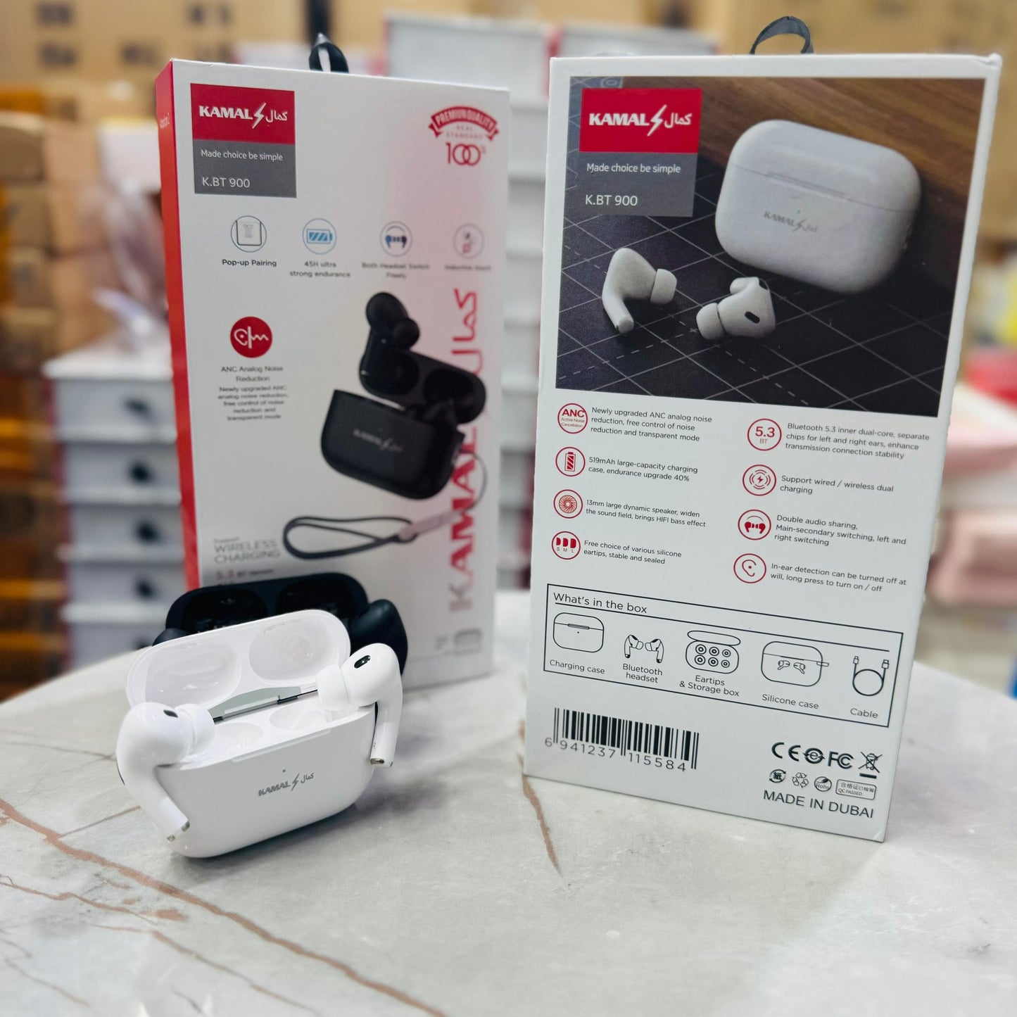 AirPods Pro 2 with Active ANC - Made in Dubai 45Hours Backup Time with 1 Year Official Warranty
