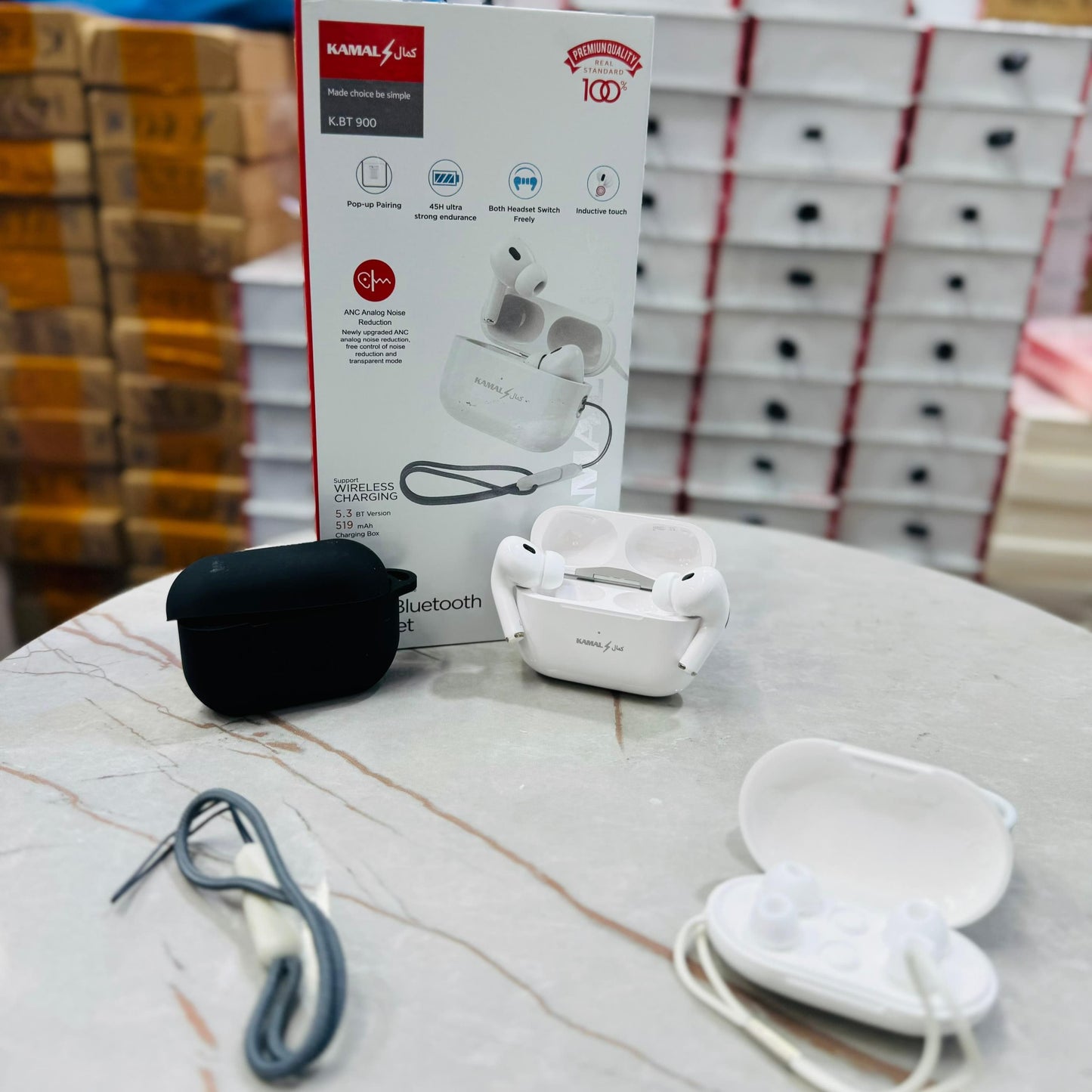 AirPods Pro 2 with Active ANC - Made in Dubai 45Hours Backup Time with 1 Year Official Warranty