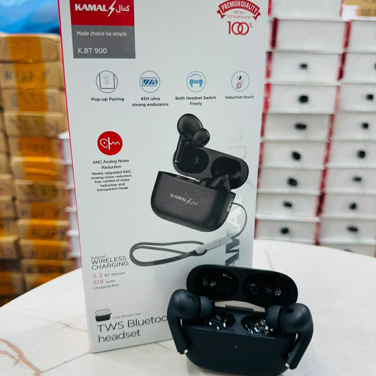 AirPods Pro 2 with Active ANC - Made in Dubai 45Hours Backup Time with 1 Year Official Warranty