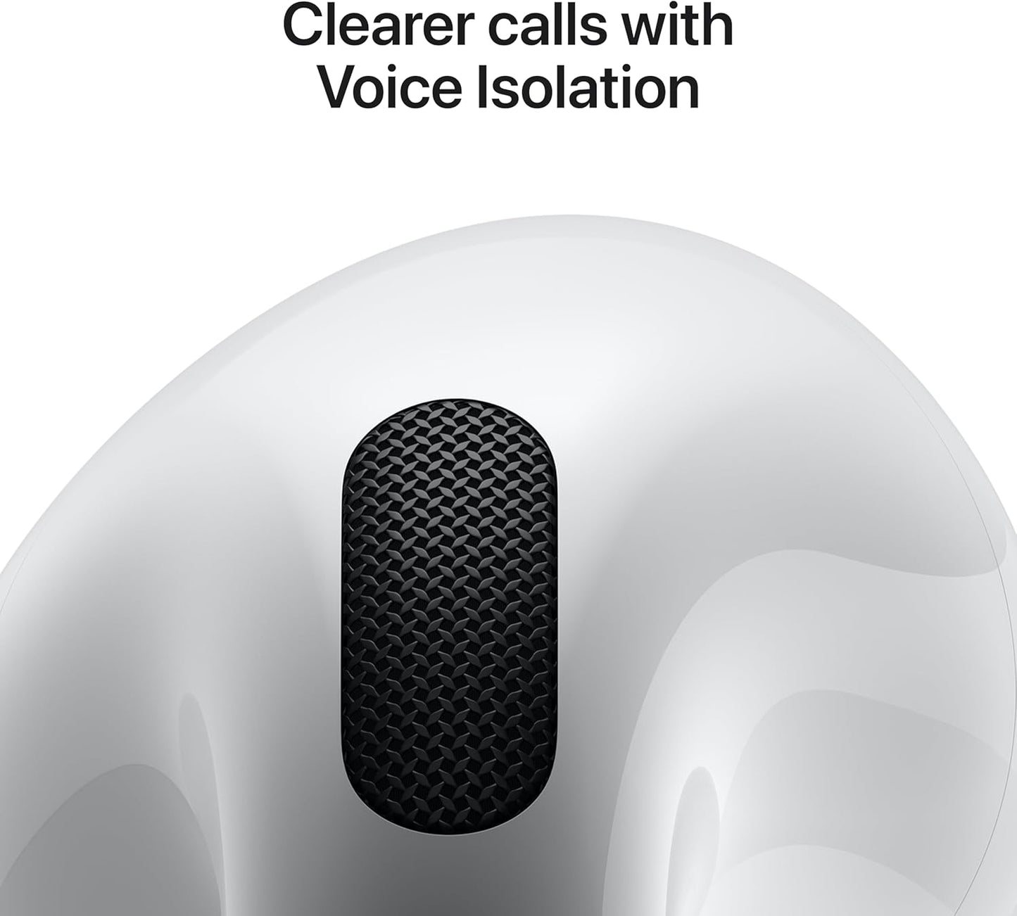 Apple AirPods 4 Wireless Bluetooth Earbuds with H2 Chip, USB-C Charging Case, Personalized Spatial Audio, Sweat & Water Resistant, 30 Hours Battery Life