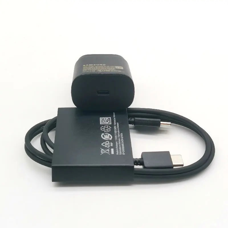 Samsung 25W US Charger PD Super Fast Charging Adapter 3A Type C Cable For Galaxy Z Flip Fold 6 5 4 3 2 S20 S21 S22 S23 S24 Ultra